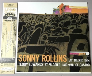 [日本 帯 POJJ-2807]美品 ソニー・ロリンズ/SONNY ROLLINS AT MUSIC IN/テディ・エドワーズ(ts),