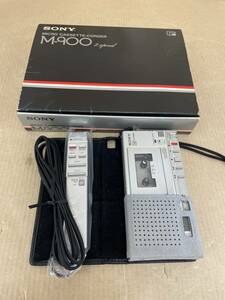 ホ 7/W◆ SONY【M-900】マイクロカセットテープレコーダー◆