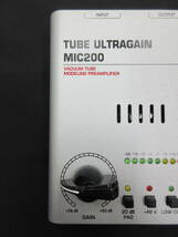 【まずまずの美品 元箱付】BEHRINGER マイクプリアンプ MIC200 TUBE ULTRAGAIN ベリンガー_画像3