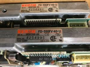 ★ NEC PC-8801mkII MR搭載 FD-55GFV-40-U　5インチ 2HD フロッピーディスクドライブ FDD mk2/SR/MR/TR/VA/FH/MH/FA/MA