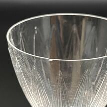 グラスの銘品 R.LALIQUE ルネ・ラリック 「LOTUS」 ロータス 蓮 グラス 杯 酒器 高さ10㎝ アールデコ 装飾デザイン 本物保証_画像5