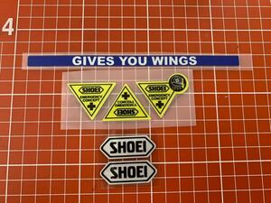 シールドステッカー　shoei GIVES YOU WINGS