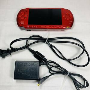 SONY ソニー PSP-3000 ラディアントレッド 本体 ジャンク品 1円スタート