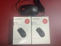 レノボマウス　有線　3つセット　Lenovo 有線マウス_画像1