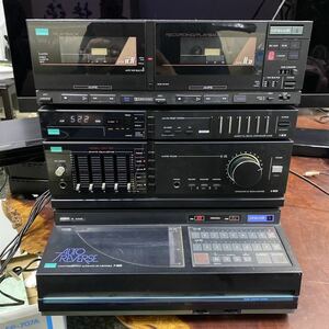 Sansui サンスイ　システムコンポ　P-M90・D-M70W・A-M90・T-M70　通電OK