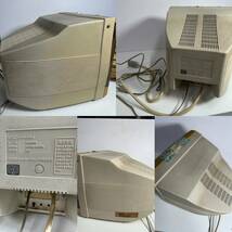 ★コレクター必見！！ NEC PC-8801 FH 本体＆キーボード PC-KD854 カラーディスプレイ まとめセット レトロ 通電確認済 ジャンク Th110901_画像5