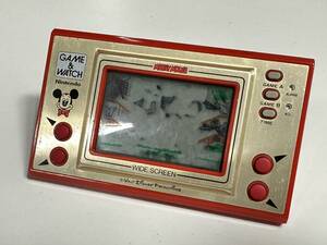 ★コレクター必見！！ Nintendo 任天堂 GAME＆WATCH ゲームウォッチ ミッキーマウス レトロ 動作品 訳有 ゲーム機 コレクション Th112303