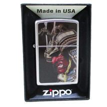 ジッポー オイルライター USA Zippo 和柄シリーズ 武士 兜 SP-KD＆ギフトボックスセット（オイル＋フリント+BOX）_画像1