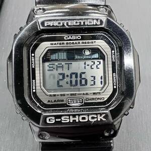★☆CASIO G-SHOCK 時計 GLX-5600 ブラック デジタル　可動　左下ボタン操作できない為ジャンク品 #116EB☆★