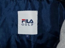 z3355FILA GOLF★フィラゴルフ★中綿★ロゴ刺繍★ジップジャケット★サイズM★人気★激安_画像4