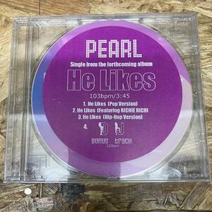 ◎! HIPHOP,R&B PEARL - HE LIKES シングル,HYPE STICKERコレクターズアイテム!! CD 中古品