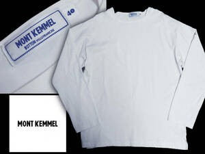 美品 モンケメル　MONT KEMMEL　ソリッドバスクシャツ　ホワイト　オーバーサイズ　40　XLサイズ　相当