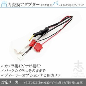 トヨタ ダイハツ イクリプス 純正 バックカメラ を カロッツェリア ナビに 接続 する 変換アダプター RD-C100 AVIC- VH99CS