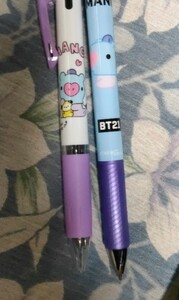 週末クーポン利用可能！新品未使用★BT21 ジェットストリーム　BTS MANG 3色ボールペン＆シャープペン　BTS公式　