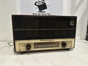 【中古】真空管ラジオ SANYO サンヨー SS-505 マジックアイ 昭和レトロ アンティーク 【札TB01】