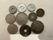 【中古】古銭 まとめて 明治31年 三十一年 竜 50銭 銀貨 五十銭 含む 日本 中国 香港 硬貨 コイン 寛永通宝【札TB02】_画像2