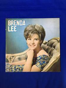 CL495m☆【パンフレット】 Brenda Lee ブレンダ・リー 1965年 日本公演