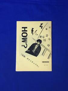 CL1063m●HOW? 創刊記念特別号 「全部、ポテトチップス」 1990年1月31日 ザ・ポテトチップス もりくん インタビュー インディーズ バンド