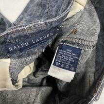 Rare 00s Polo by Ralph Lauren Many pocket cropped denim cargo pants カーゴパンツ クロップド g.o.a share spirit lgb grunge 90s Y2K_画像7