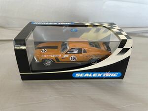 SCALEXTRIC スロットカー　FORD Mustang '70 No.15 フォード　ボス　302 マスタング　稀少品　ドライバー付き　スロットカー レア