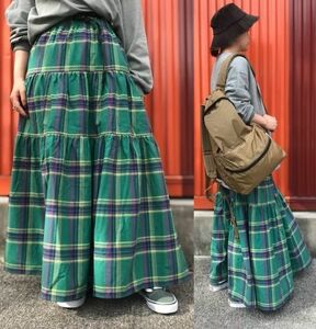 GRAMICCI Gramicci × B:MING by BEAMS Be ming/ special order FLANNELtia-do skirt / M / GREEN