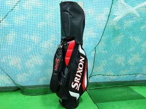 【05】【キャディバッグ】【即決価格】【中古品】スリクソン（SRIXON） メンズキャディバッグ GGC-S166/ブラック×レッド/9.5型/3.0kg