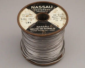 NASSAU ビンテージ はんだ 半田 1m 切売り Western Electric