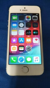 SG3216 au iPhone 5S A1453 16GB apple スマートフォン 簡易動作確認＆簡易清掃＆初期化OK 判定〇 送料無料 