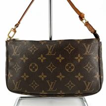 LOUIS VUITTON アクセサリーポーチ ルイヴィトン アクセソワール ポシェット M51980 ショルダーバッグ モノグラム_画像2