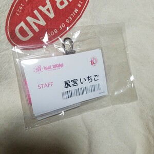 即決　アイカツ　星宮いちご　ネック　ストラップ　キーホルダー　ヴィレッジヴァンガード 