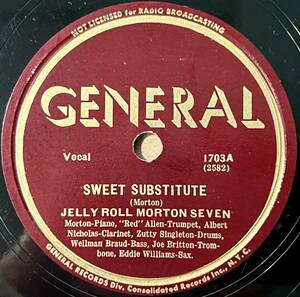 JELLY ROLL MORTON SEVEN GENERAL Sweet Substitute/ Panama