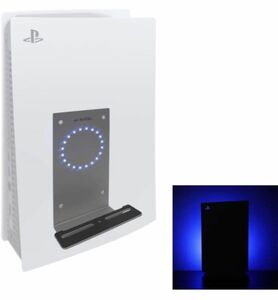 PlayStation 5 アルミ製壁掛ホルダー　LEDライト　隠しスタンド プレステ プレイステーション
