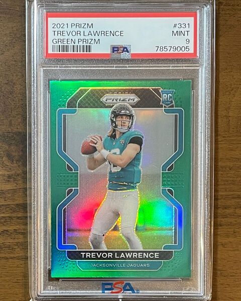 【NFL】【psa9】2021 PRIZM / trevor lawrence / green prizm / RC