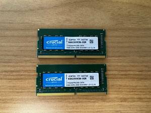 CFD販売 DDR4-2666 ノート用メモリ SO-DIMM 8GB 2枚組 Rシリーズ 中古