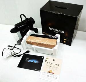 【展示品】コーヒーメーカー　NESPRESSO　D40-BK-CO　カプセルコーヒーセット24杯付き