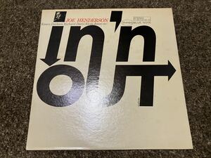 NYラベル　joe henderson in out ジョー・ヘンダーソン　blue note