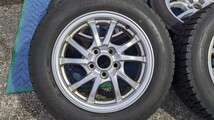 ☆バリ溝☆ 2021年製 グッドイヤー スタッドレス 205/60R16 プリウスα 純正ホイール 114.3 H5　6.5J +39 アルミセット GOODYEAR トヨタ_画像4