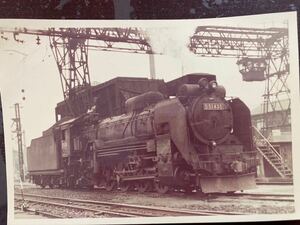 昭和鉄道写真：中央西線.中津川機関区D51 435。1973年撮影。11.5×16.5㎝。