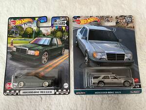 ホットウィール Hot Wheels ブールバード MERCEDES - BENZ 190 E 2.5 - 16 メルセデス ベンツ 500 E 2台