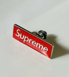 Supreme ピンバッジ　赤　未使用品