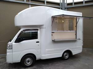 軽トラ　キッチンカー　Vending Vehicle　軽トラキッチンカー　3槽シンク　給排水Tank各200L