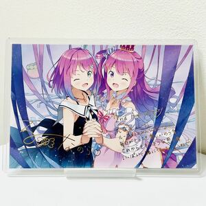 姫森ルーナ 活動2周年記念 箔押し複製サイン＆メッセージ入りポストカード かんざきひろ ホロライブ にじさんじ ぶいすぽ ぶいすぽっ! VGGC