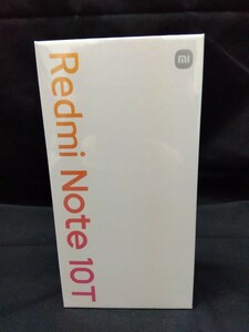 ソフトバンク　Redmi Note 10T 未開封品　フィルムつき　標準セット　アジュールブラック　4GB RAM 64GB ROM 