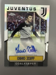 ディノ・ゾフ 2022-23 Topps Juventus Auto 直筆サインカード イタリア代表 ユベントス Dino Zoff