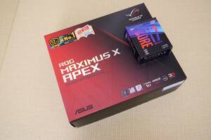 ASUS ROG MAXIMUS X APEX（元箱入り）と i7-8700K 動作品（元箱入り）及び メモリ16GB（ G・SKILL 元箱入り） 動作品・中古美品