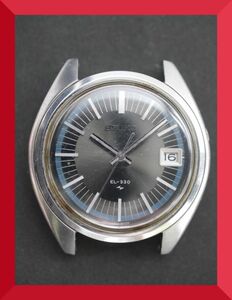 セイコー SEIKO EL-330 クォーツ 3針 デイト 3302-8030 男性用 メンズ 腕時計 W367 稼働品