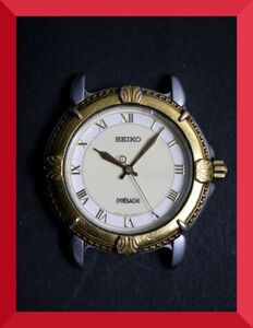 セイコー SEIKO プレサージュ PRESAGE クォーツ 3針 7N01-6560 男性用 メンズ 腕時計 W370 稼働品