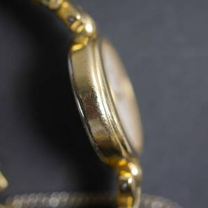 セイコー SEIKO クォーツ 3針 純正ベルト 1221-5930 女性用 レディース 腕時計 W400 稼働品の画像9