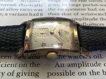 【美品】ロンジン LONGINES Cal.9L 10K GF 手巻 角型 角金_画像3