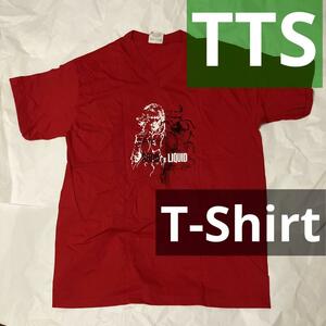 Tシャツ　メタルギアソリッド　ザ・ツインスネークス　スネーク＆リキッド　赤　レッド　METAL GEAR SOLID THE TWIN SNAKES